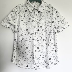 Boys short sleeve cotton shirts
